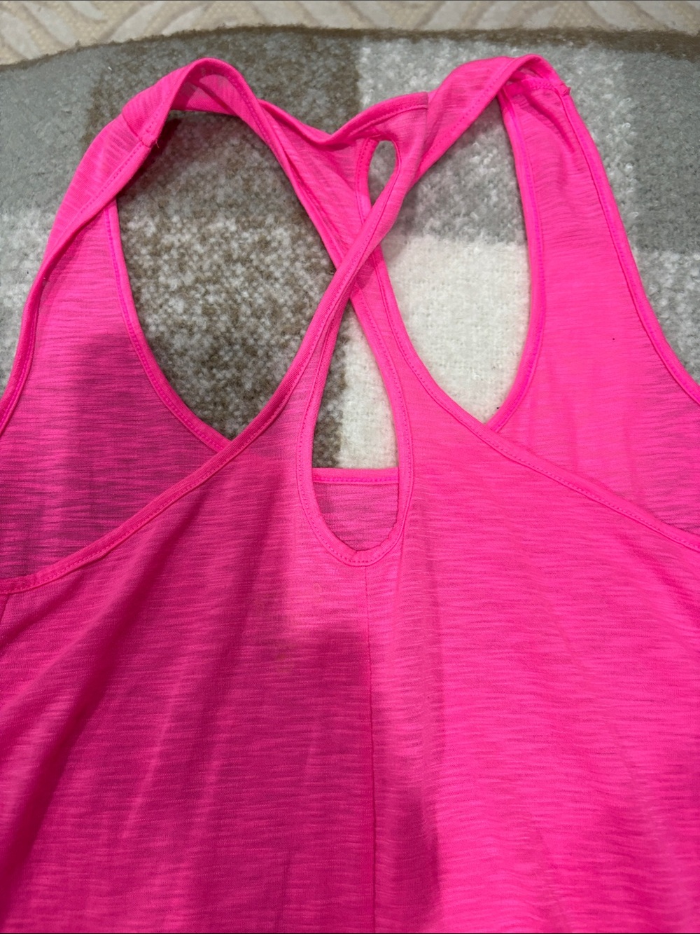 Lilly Pulitzer Hot Pink Racerback Tank Top - Picture 3 of 4